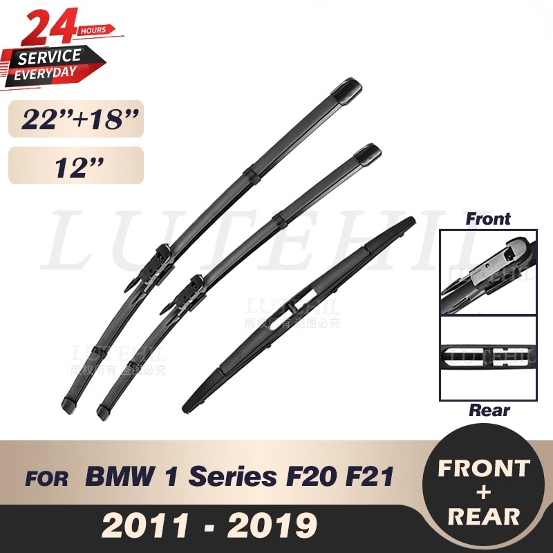 ชุดใบปัดน้ําฝน ด้านหน้า และด้านหลัง สําหรับ BMW 1 Series F20 F21 114i 116i 118i 120i 125i M135i M140