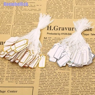 Hoe> ป้ายแท็กราคา ทรงสี่เหลี่ยม สําหรับติดป้ายราคา 200 ชิ้น