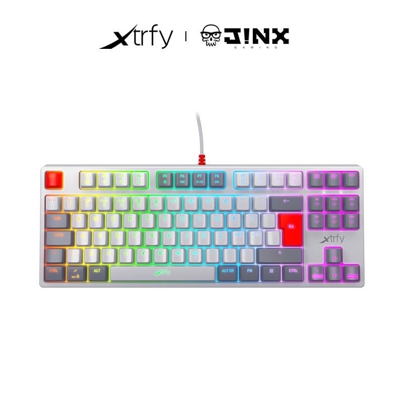 Xtrfy K4 TKL RGB Gaming keyboard (ภาษาไทย) - Retro ประกันศูนย์ 1 ปี