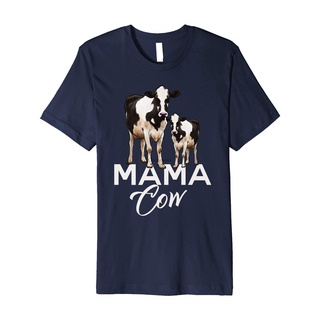 แขนสั้นcrew neckขายดี เสื้อยืดลําลอง แขนสั้น พิมพ์ลาย Mama Cow Cow Loer Mother Drawing Gift Premium KEocbe47AHjgnh54S-XX