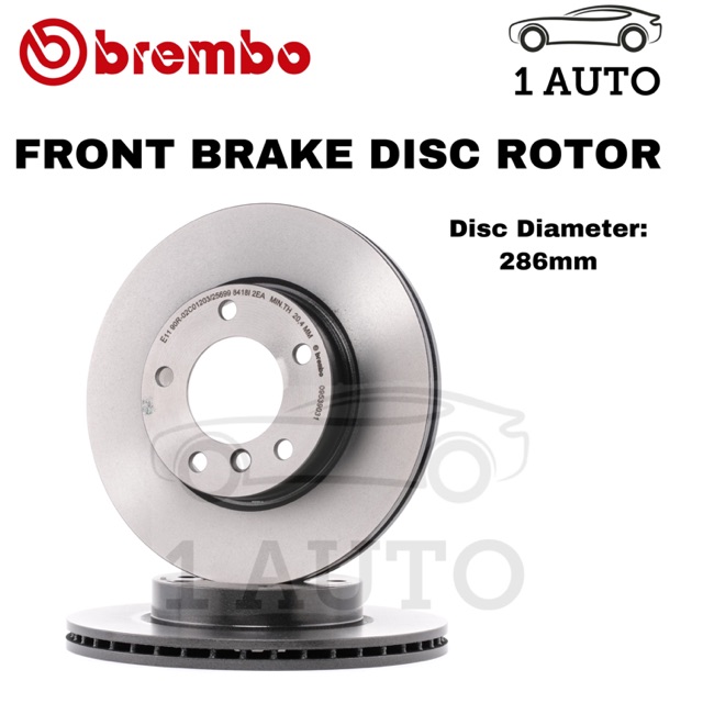 BREMBO ดิสก์เบรกหน้า BMW E36 318i 325i E46 318i 320i 323i Z3 2.0 E36