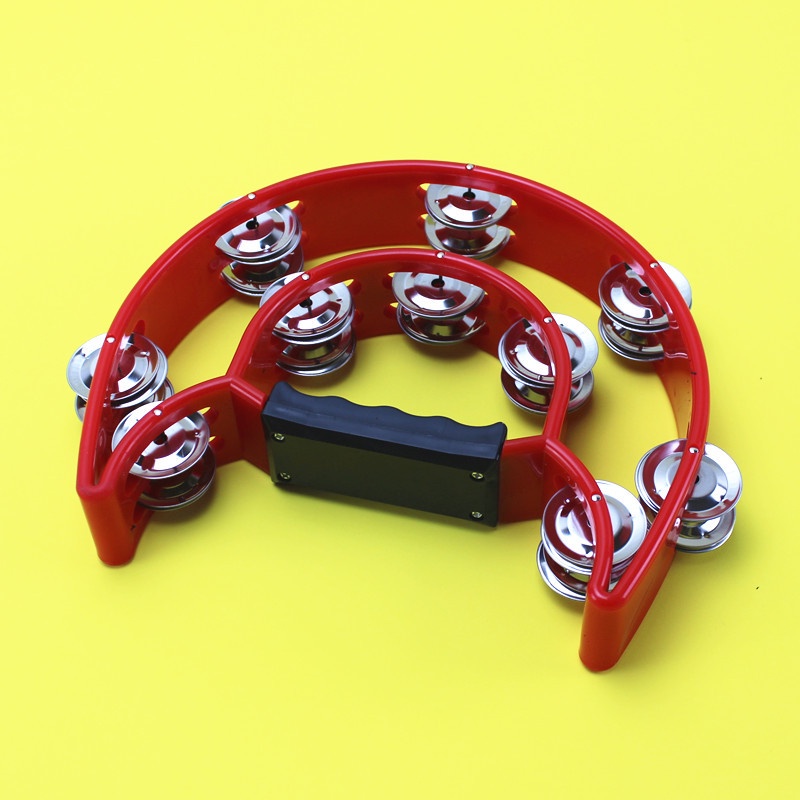 Hand Rattle Orff Percussion Instrument Double Row Circle Entertainment ...