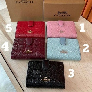 COACH  MEDIUM CORNER ZIP WALLET