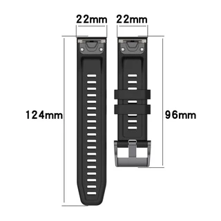 🇹🇭พร้อมส่ง สายนาฬิกา Garmin QuickFit 20mm 22mm 26mm สายซิลิโคน สำหรับ Fenix8 Fenix7 Fenix7S Fenix7X Fenix6 965