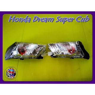 ไฟเลี้ยวหน้า (L-R ) -  Honda Dream Super Cub Front Turn Signal Set