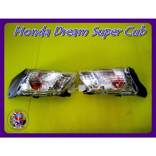 ไฟเลี้ยวหน้า (L-R ) -  Honda Dream Super Cub Front Turn Signal Set