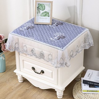 ✆[ซื้อ 1 แถม แถมฟรี] Universal bedside cabinet multi-purpose towel cover cloth small table Dust towel, tablecloth, cove