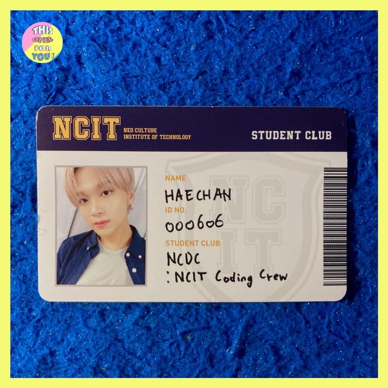 [READY] HAECHAN NCT 127 อย่างเป็นทางการ PHOTOCARD PC NCIT MD PHOTOPACK PHOTO STICKER HANDWRITING ID 
