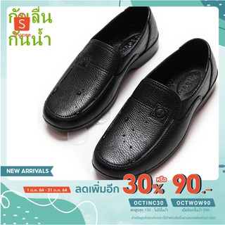 ราคารองเท้าผู้ชาย รองเท้าบุรุษ size39-44（สีดำ）รุ่น CDMA56