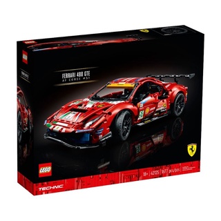 (สินค้าพร้อมส่งครับ)0LEGO® 42125 Ferrari 488 GTE “AF Corse #51” 1682 pieces