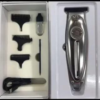 Kemei KM1949 ปัตตาเลี่ยนตัดผม แบตตาเลียนตัดผม Clipper Trimmer คุณภาพดีมาก ใบตัดละเอียด 0.45-0.8MM. แบบชาร์จไฟฟ้า