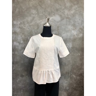 เสื้อชายระบาย ผ้า Cotton SSS0020/17