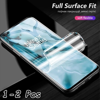 100D Full Cover Oneplus 8 Pro 7 7T Pro 6 6T Nord Soft TPU Transparent Hydrogel Screen Protector Film Not Glass