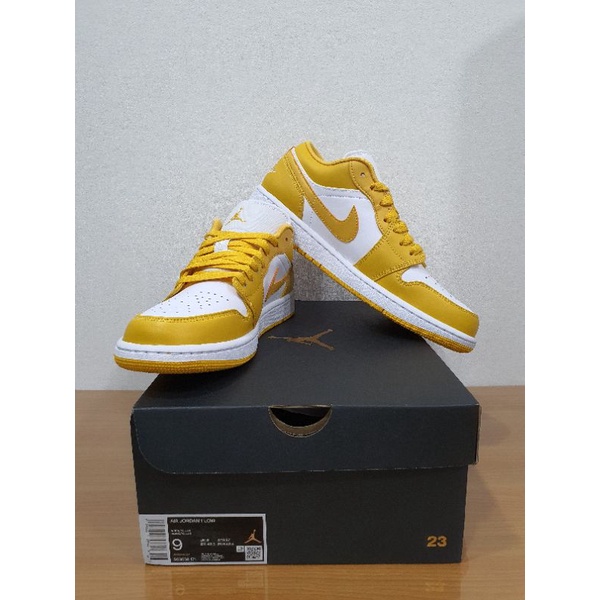 Nike air jodan 1 Low Pollen ไซส์ 9 us ของแท้ ราคาดีที่สุด