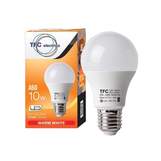 TFC หลอด LED 10W E27 WARM WHITE