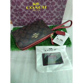 กระเป๋าคล้องมือ COACH กระเป๋าขนาด 7นิ้ว มาใหม่งานดี งานตรงปก  รูปถ่ายจากสินค้าจริง พร้อมส่ง