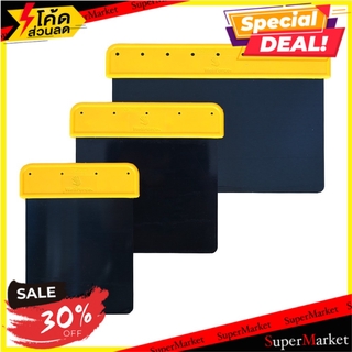 🎯BEST🎯 เครื่องมือช่าง งานปูน ฉาบปูน เกรียงโป๊วสี  3 ชิ้น/ชุด สีฟ้า-เหลือง SCRAPER PLASTIC GRIP WELL FORCE 3EA/SET 🛺💨