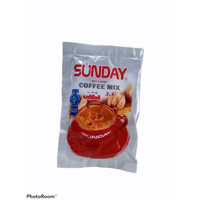 Sunday ชานม ชานมพม่า กาแฟ 3in1 tea mix coffee mix