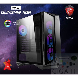 MSI Case-PC MPG GUNGNIR 110R (RGB,ATX/M-ATX/Mini ITX) aRGB ประกัน 2 ปี