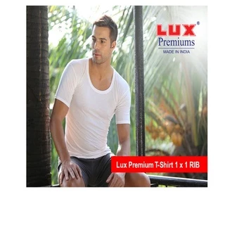 เสื้อแขนสั้นผู้ชาย LUX PREMIUMS เสื้อคอกว้าง สีพื้น ผ้านุ่มใส่สบาย แฟชั่นฤดูร้อน Men's Short Sleeve O-Neck T-shirt 4สี