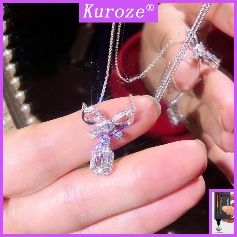 Kuroze จี้หญิง Pt950 สร้อยคอเครื่องประดับ