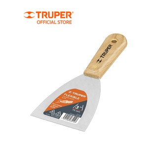 TRUPER 14452 เกียงเหล็กโป๊วสี 6 นิ้ว ด้ามไม้ (ET-6F)