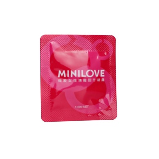 เจลหล่อลื่นสำหรับผู้หญิง minilove ขนาด 1.5 ml ,เจลหล่อลื่น *ไม่ระบุชื่อสินค้า