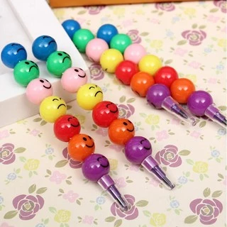 ดินสอสีเปลี่ยนไส้ใบหน้าหลากหลายอารมณ์ ✔️พร้อมส่งOhwowshop ดินสอสี สีวาดรูป เครื่องเขียน