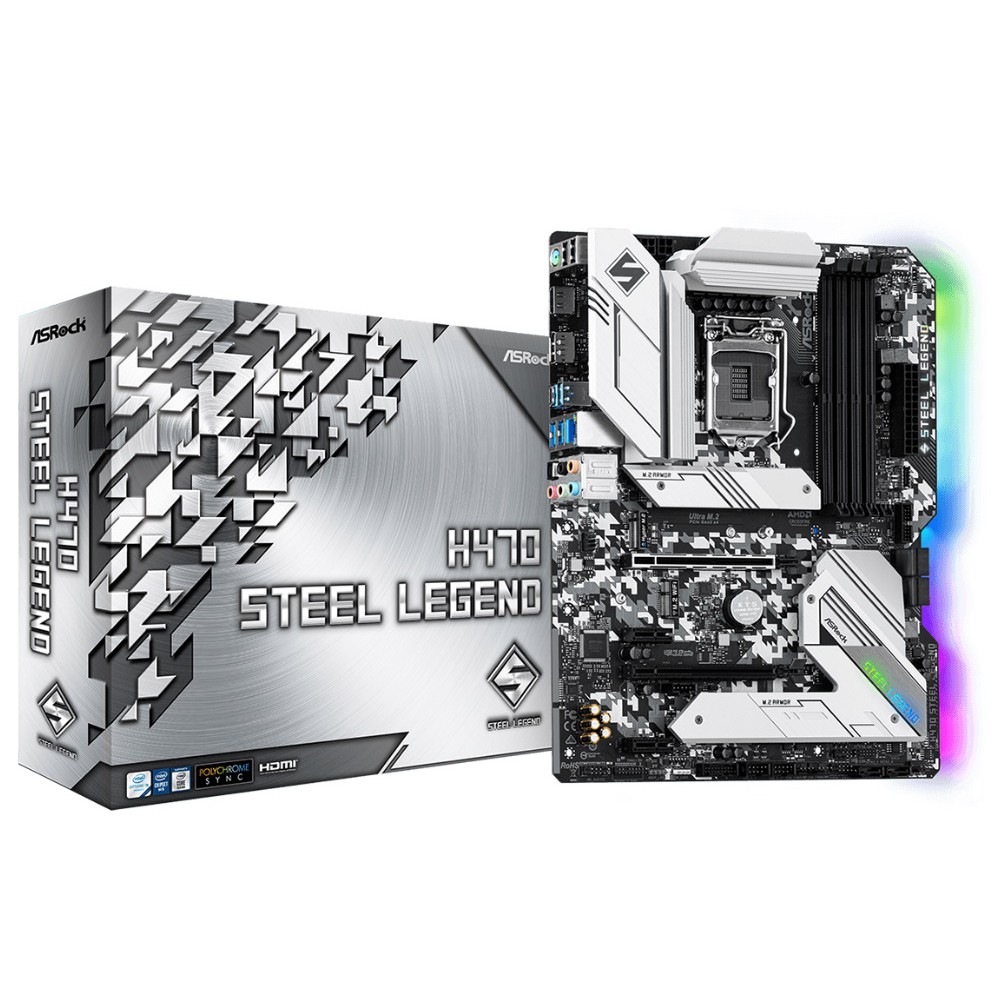 MAINBOARD ASROCK H470 STEEL LEGEND LGA-1200 (by Pansonics)