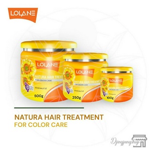 Lolane natura hair treatment ครีมหมักผม โลแลน เนทูร่า ดอกทานตะวัน ครีมหมักผม สำหรับผมทำสี  มี 3 ขนาด