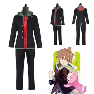 เสื้อแจ็กเก็ตคอสเพลย์ Trigger Happy Danganronpa Havoc Makoto Naegi