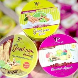 ❤พร้อมส่ง❤แท้💯% ครีมพอก สครับโคตรโสม สครับพริ้วพราว โคตรโสม by พริ้วพราว