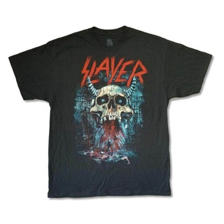 T-shirt  Sjhja เสื้อยืดลําลอง แขนสั้น พิมพ์ลาย Slayer Bloody Rain Tour 2019 สไตล์คลาสิก เหมาะกับการเล่นกีฬา ของขวัญวันเก