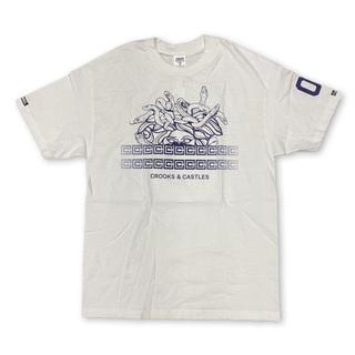 ค่าของเงินSLUM LTD - CROOKS AND CASTLES Bandusa Greco WhiteS-3XL