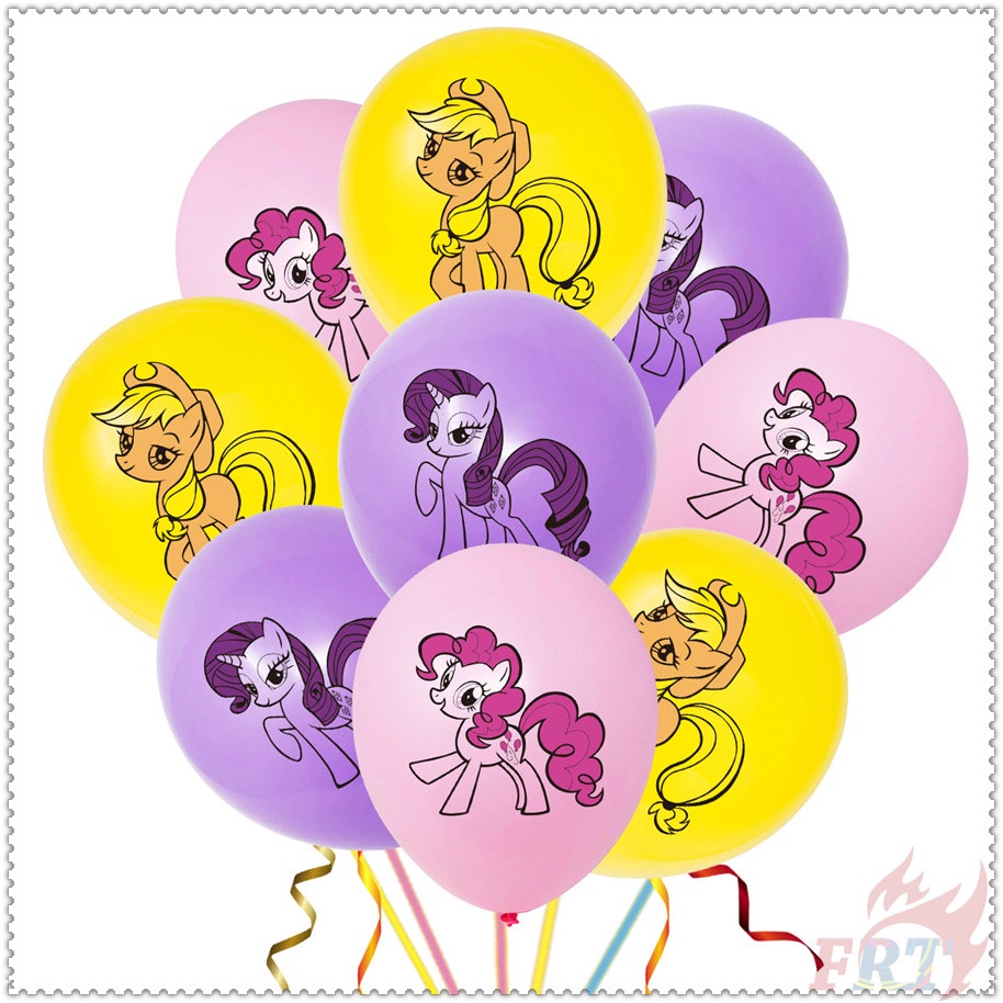 ลูกโป่งพิมพ์ลายการ์ตูน My Little Pony:Friendship Is Magic สําหรับตกแต่งงานปาร์ตี้ 1 ชิ้น 12 นิ้ว