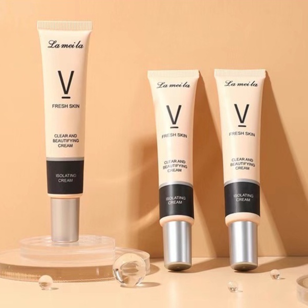 Lameila 3056 ไพรเมอร์รองพื้นคุมมัน เบสครีม เบลอรูขุมขน ปรับผิวสว่างกระจ่างหน้าเนียน กันน้ำกันเหงื่อ ใช้ก่อนแต่งหน้า