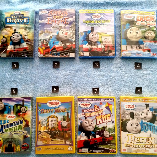 พร้อมส่ง การ์ตูนรถไฟโทมัส 2 ภาษา DVD Thomas and friends แผ่นแท้ 100%