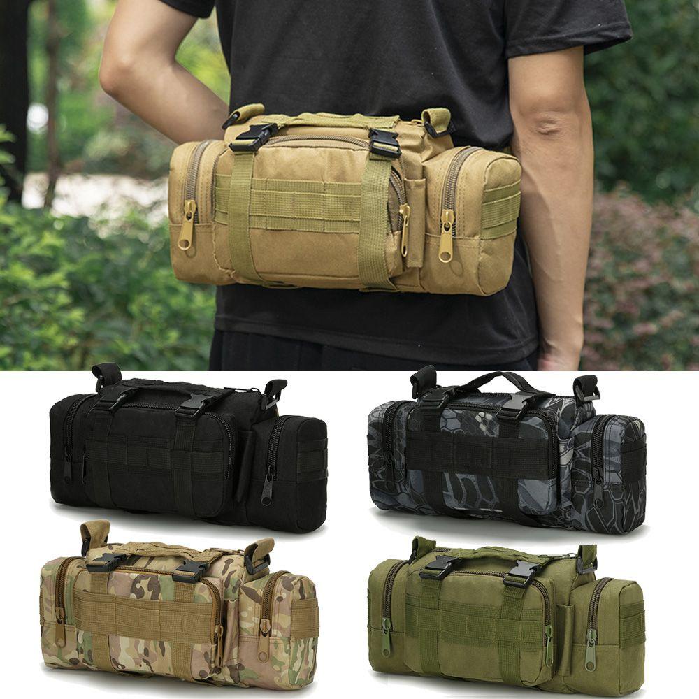 Cereza กระเป๋าคาดเอวกลางแจ้งมัลติฟังก์ชั่น Molle Camping Storage กระเป๋าเดินป่า