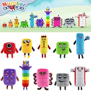 15-30 ซม. 2022〖Numberblocks』ตุ๊กตาการ์ตูนของเล่นสําหรับเด็ก ใหม่ ตุ๊กตาตัวเลข ตุ๊กตายัดนุ่น น่ารัก ของเล่นเสริมการศึกษา สําหรับเด็ก numberblocks ของเล่น