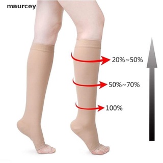 maurcey 1pair Below Knee Support Stockings Varicose Vein Circulation Compression Sock MC