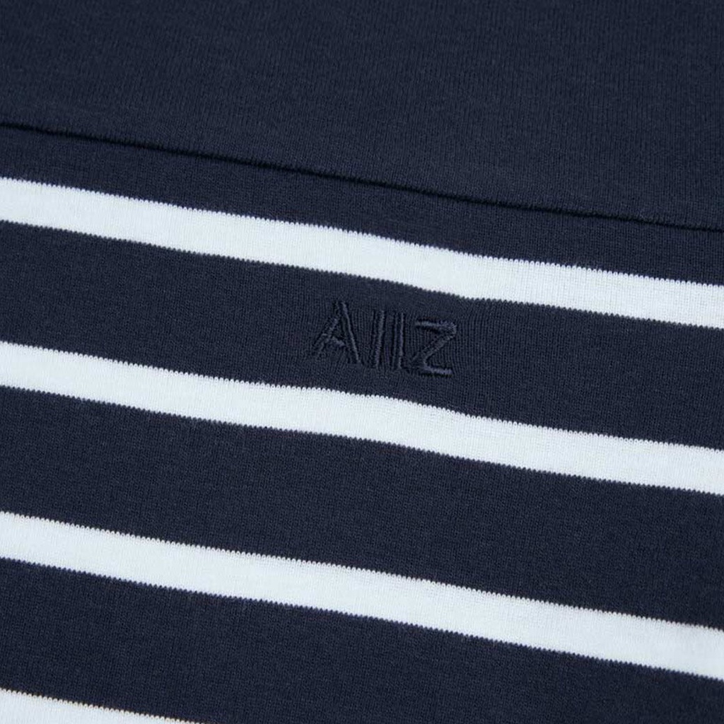 AIIZ (เอ ทู แซด) - เสื้อยืดผู้หญิงแขนสามส่วน ลายทาง 3/4 Sleeve Striped T-Shirtsn 2GG7