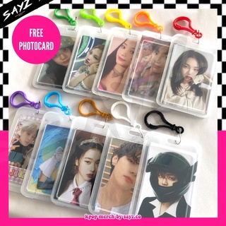 คอตต้อนคอกลม(พร้อมส่ง + Freebies) พวงกุญแจโฟโต้การ์ด ป้องกันโฟโต้การ์ด กรอบรูป ganci ที่ใส่โฟโต้การ์ด kpop ที่แขวนโฟโต้ก