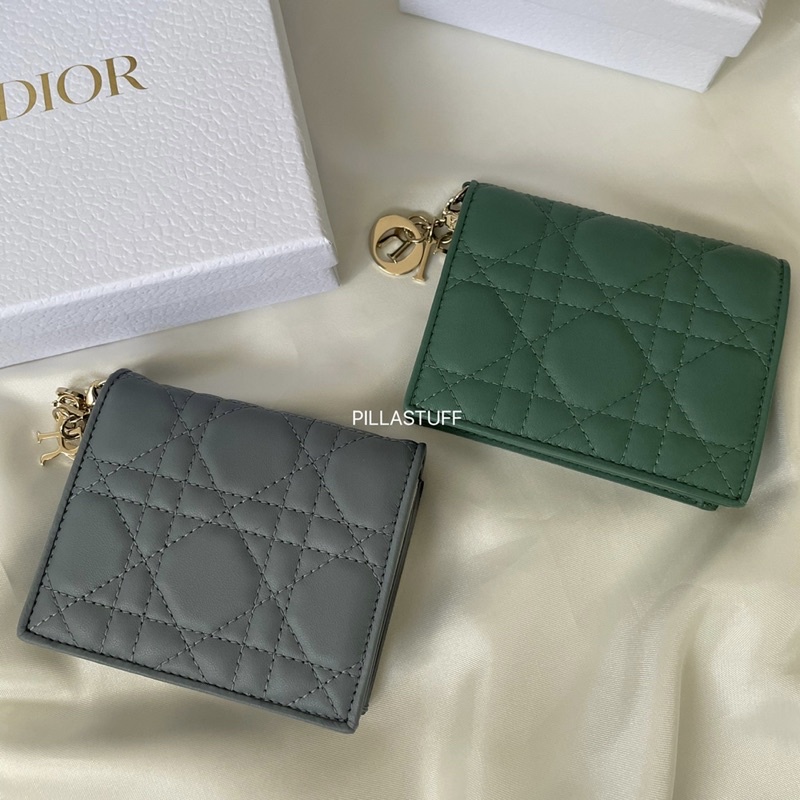 แท้100%❗️ Lady Dior Wallet กระเป๋าตังค์เลดี้ดิออร์ | Shopee Thailand