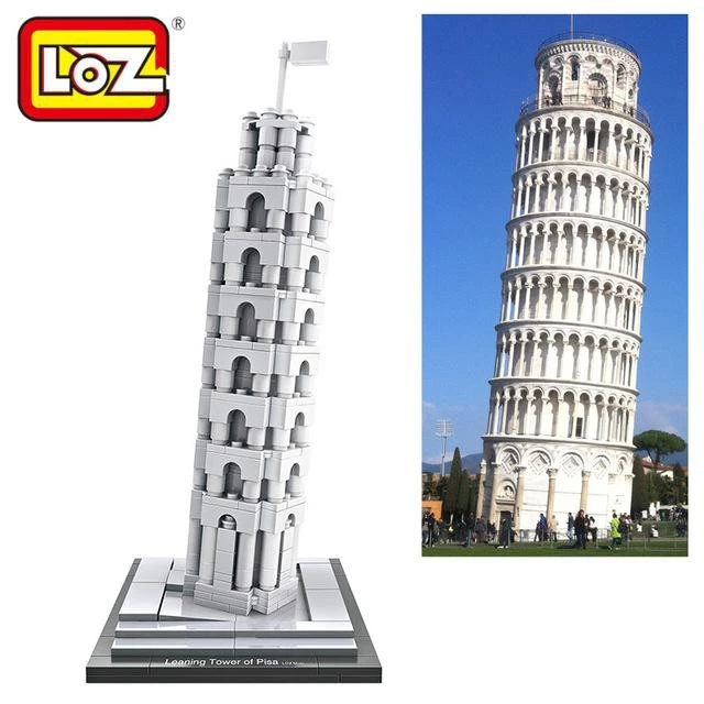 ตัวต่อมินิบล็อค LOZ Leaning Tower of Pisa 345 ชิ้น thumbnail 3
