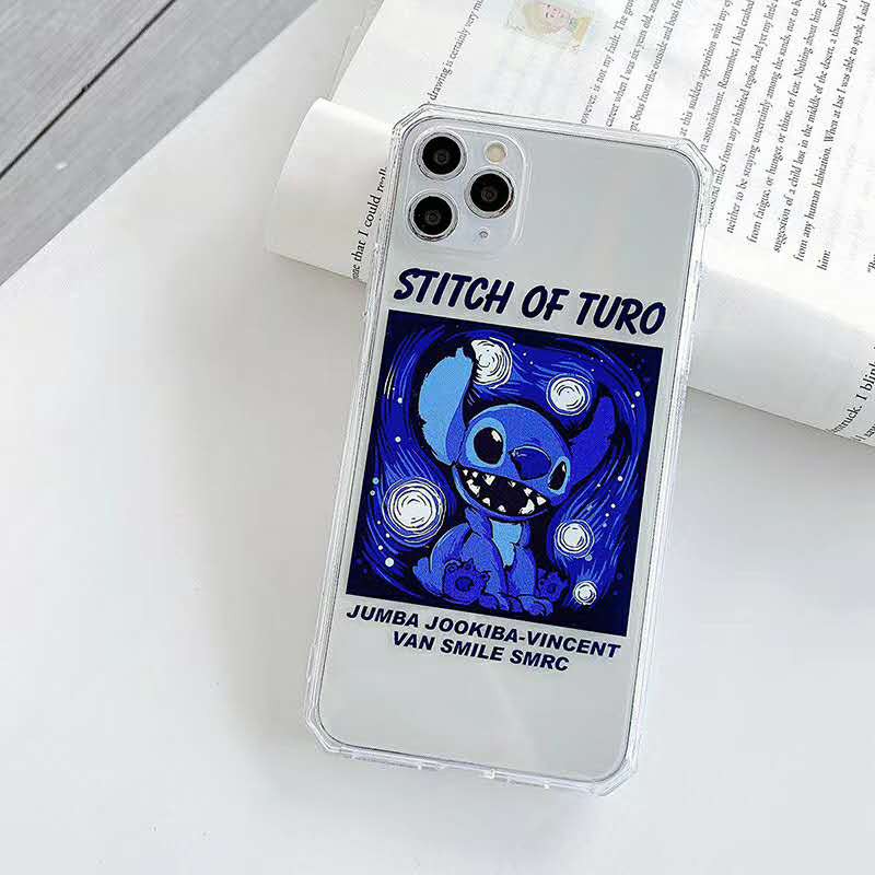 Cartoon funny clear shockproof casing for iphone 7 se 2020 8plus x xr ...