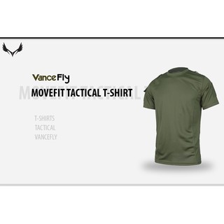 เสื้อคอกลม MOVEFIT TACTICAL T-shirt VanceFly