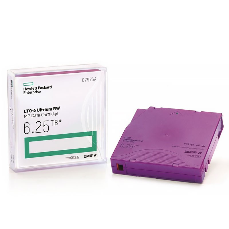 HP LTO-6 Ultrium 6.25 TB MP RW Data Cartridge (C7976A)