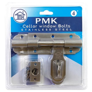 กลอนขวาง PMK 81-PMK01-SS 4 นิ้ว SS  PMK 4"81-PMK01-SS SS HEAVY DUTY BOLT