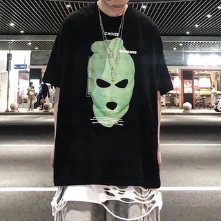 【M-3Xl】เสื้อยืดแขนสั้น พิมพ์ลายการ์ตูน ทรงหลวม โอเวอร์ไซซ์ สไตล์เกาหลี ฮิปฮอป สําหรับผู้ชาย และผู้หญิง