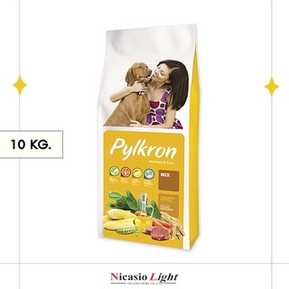 อาหารสุนัข Pylkron Dog Food Mix สูตรมิกซ์ 10Kg.